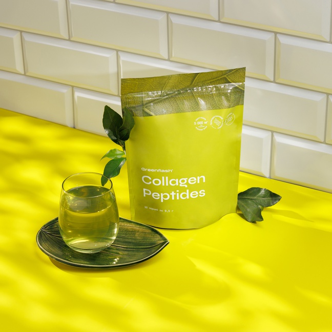Collagen Peptides — «Коллаген Пептидс» со вкусом зеленого чая, дойпак ...
